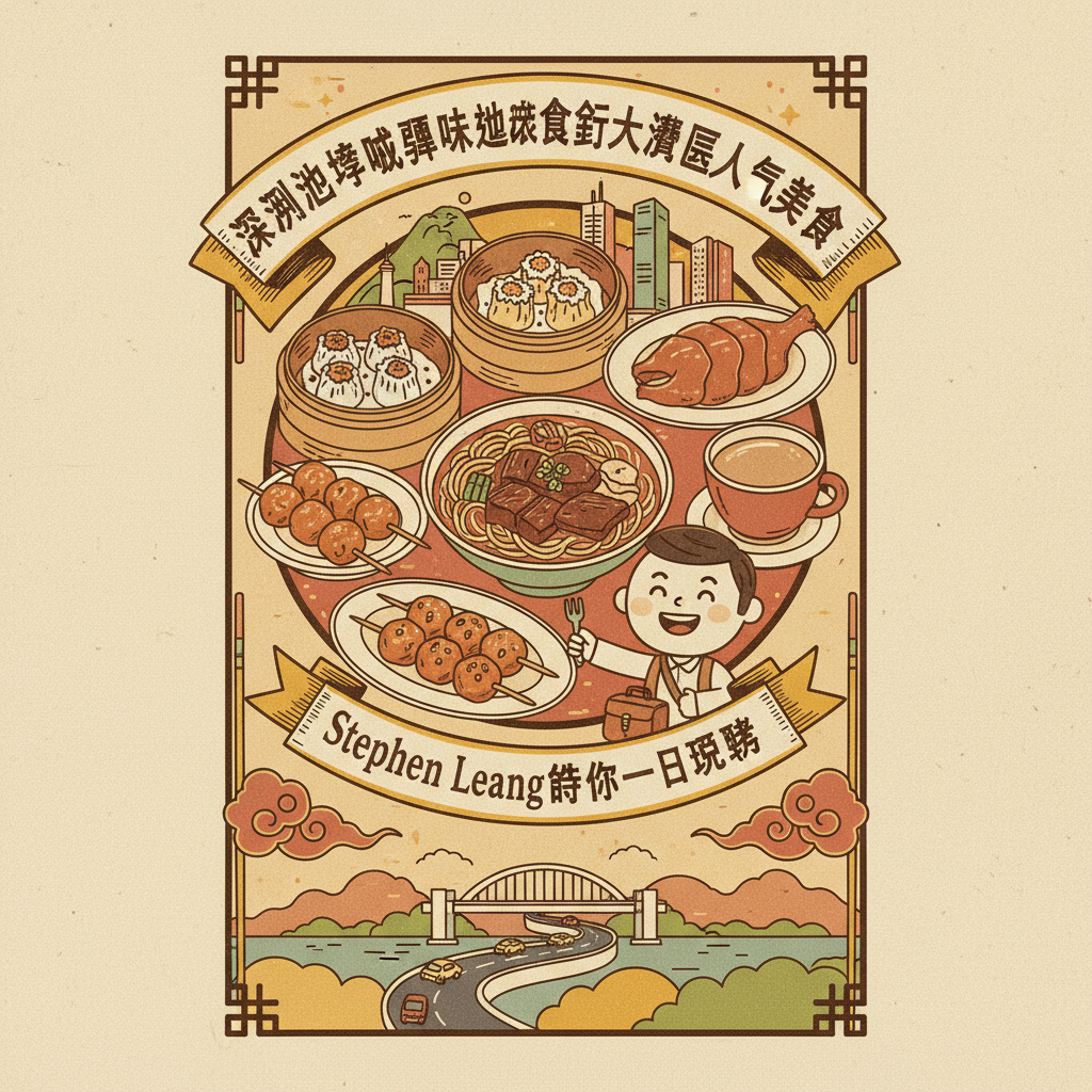 深圳海岸城尋味之旅:食盡大灣區人氣美食,Stephen Leung帶你一日玩轉!