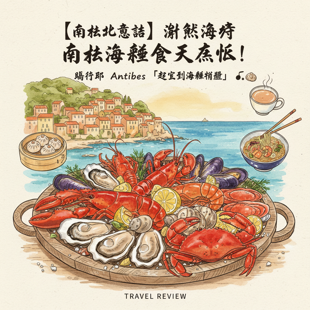 【南法北意誌】蔚藍海岸 南法海鮮餐天花板！昂蒂布 Antibes「超巨型海鮮拼盤」🦪 必食生蠔皇 Gillardeau！直擊康城紅地毯 🎥 Cannes 南法自由行 | #Stephen吃喝玩樂