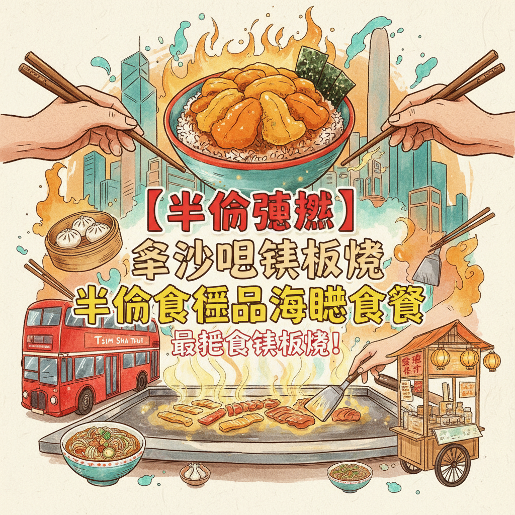 【半價震撼】尖沙咀鐵板燒 半價食極品海膽套餐 最抵食鐵板燒! 再送鐵板帝王蟹?! | 北海道海膽帶子 澳洲龍蝦 A5 和牛有齊 尖沙咀美食 2026 龍亭 母親節餐廳推介 | #Stephen吃喝玩樂