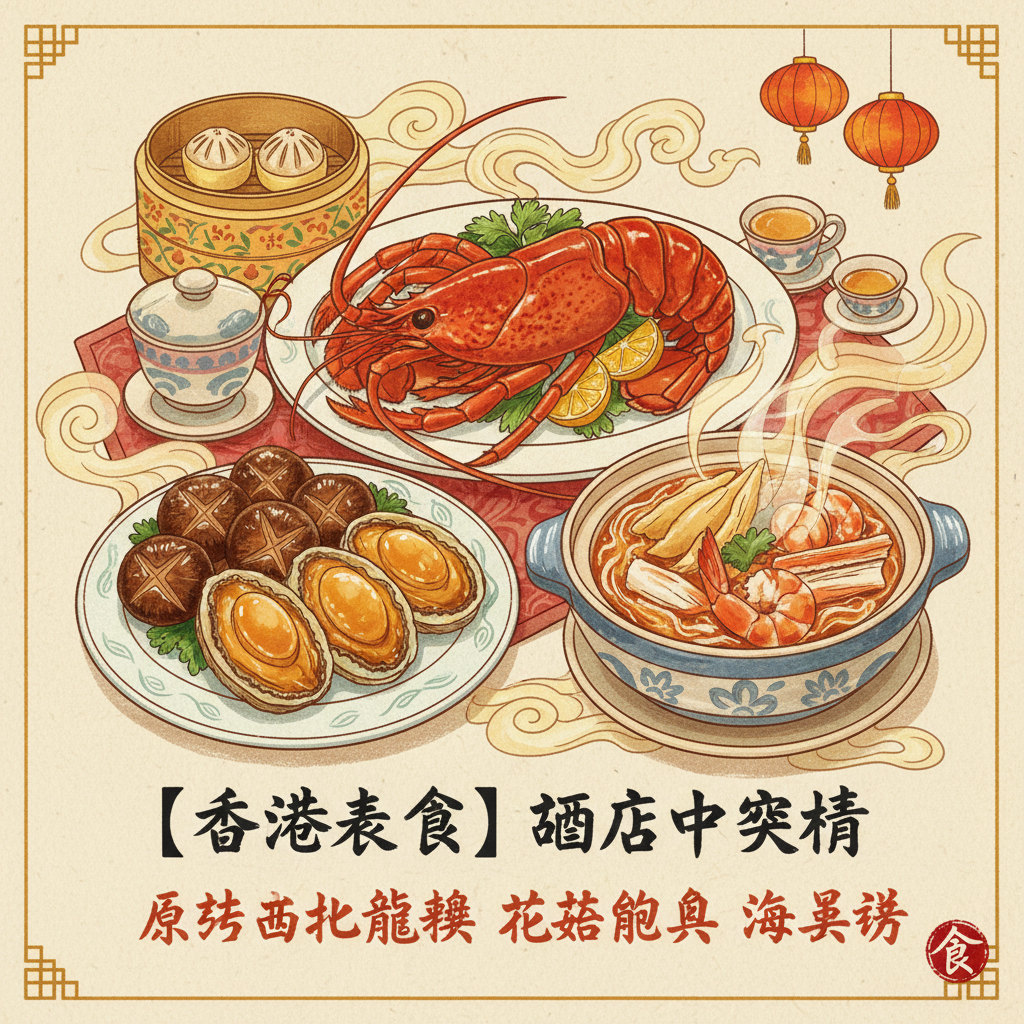 【香港美食】酒店中菜廳出動原隻本地龍蝦 花菇鮑魚 海皇翅 蒜蓉粉絲生蠔 | 再加超過20款小菜任食任點3小時 啤酒果汁任飲 逸龍軒 北角海逸酒店 | 吃喝玩樂