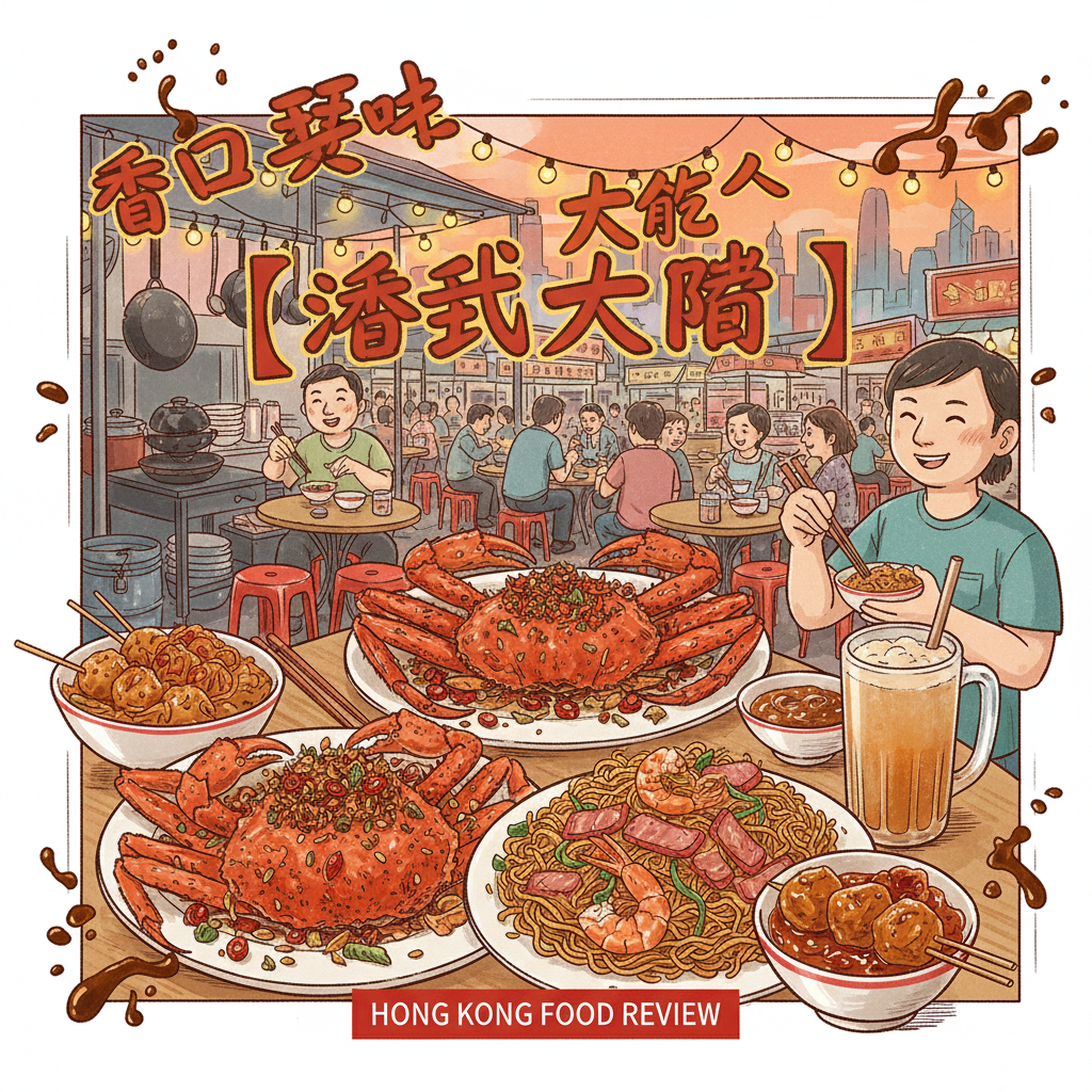 【香港美食】港式大排檔 大吃一餐 香口惹味 | 尖沙咀都食到鑊氣小炒 都係港式味道最啱食 避風塘炒蟹 脆皮豬手 羊腩煲 臘味糯米飯 椒鹽鮮魷 金妹記大排檔 | 吃喝玩樂