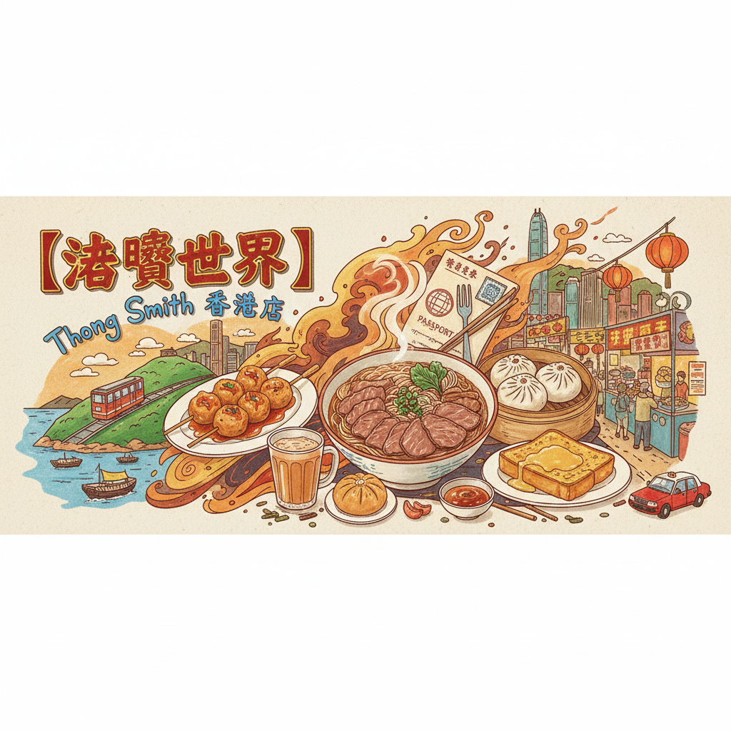 【港嚐世界】Thong Smith 香港店 | 曼谷貴婦船麵登港 主打澳洲和牛船麵 | 多款香港店獨家款式 還原度有幾高 值得專程排隊? boat noodle | #Stephen吃喝玩樂