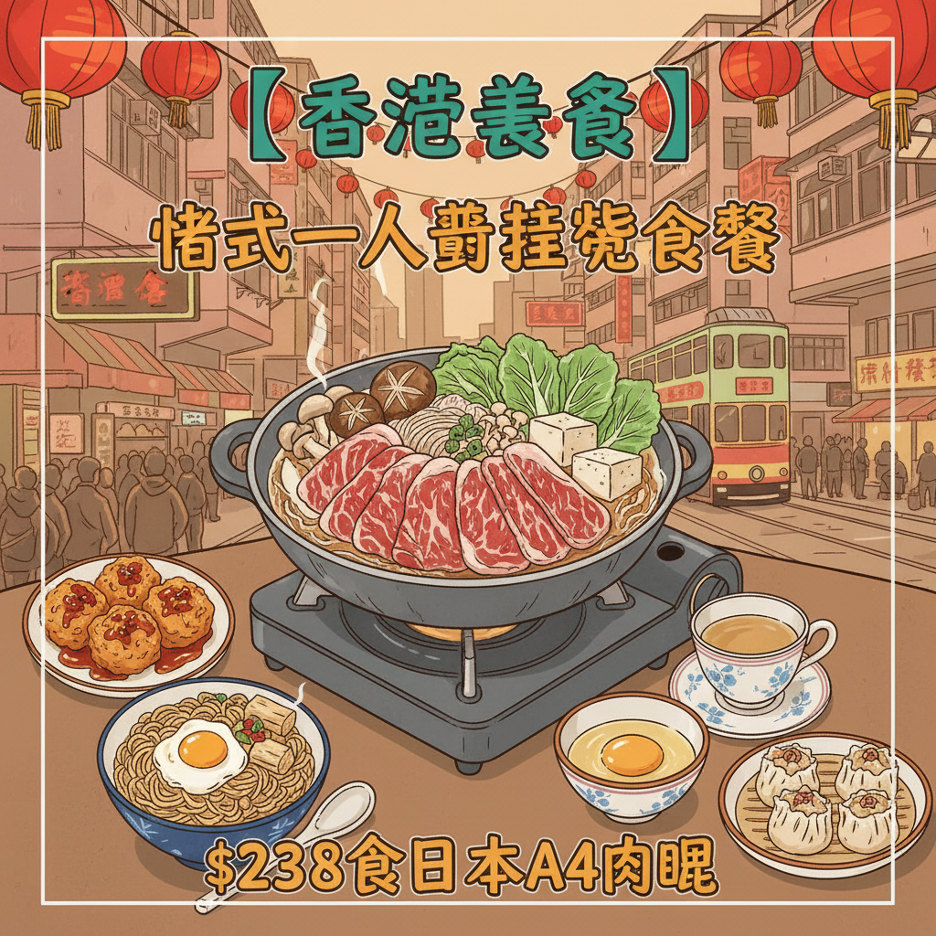 【香港美食】港式一人壽喜燒套餐 $238食日本A4肉眼 | 踏進門口即刻感受到 為人詬病的港式Hea服務  尖沙咀壽喜燒 自費食評 壽喜關西 sukiyaki | 吃喝玩樂