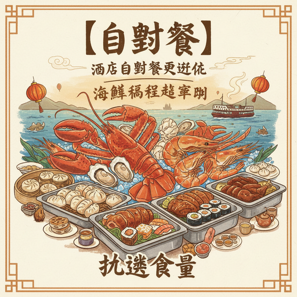 【自助餐】酒店自助餐再進化 海鮮種類超預期 挑戰食量 | 皇帝蟹 拖羅 粉絲蒸元貝 立鱗燒 | 最高65折 全海景自助餐 大灣咖啡廳 Big Bay Cafe | 吃喝玩樂