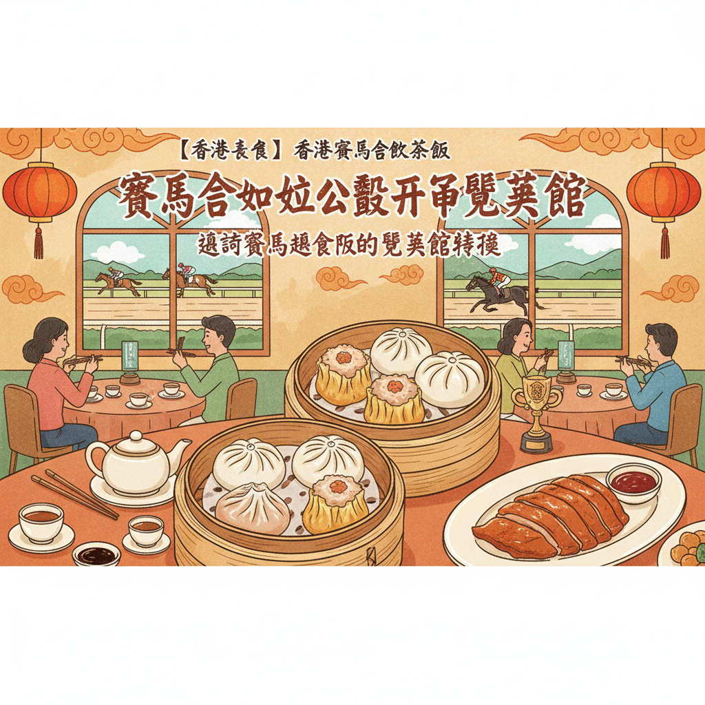 【香港美食】香港賽馬會飲茶食飯 賽馬會唯一公眾開放粵菜館 邊睇賽馬邊食飯的粵菜館體驗 值得過來一試 沙田馬場 百勝廳 | 吃喝玩樂