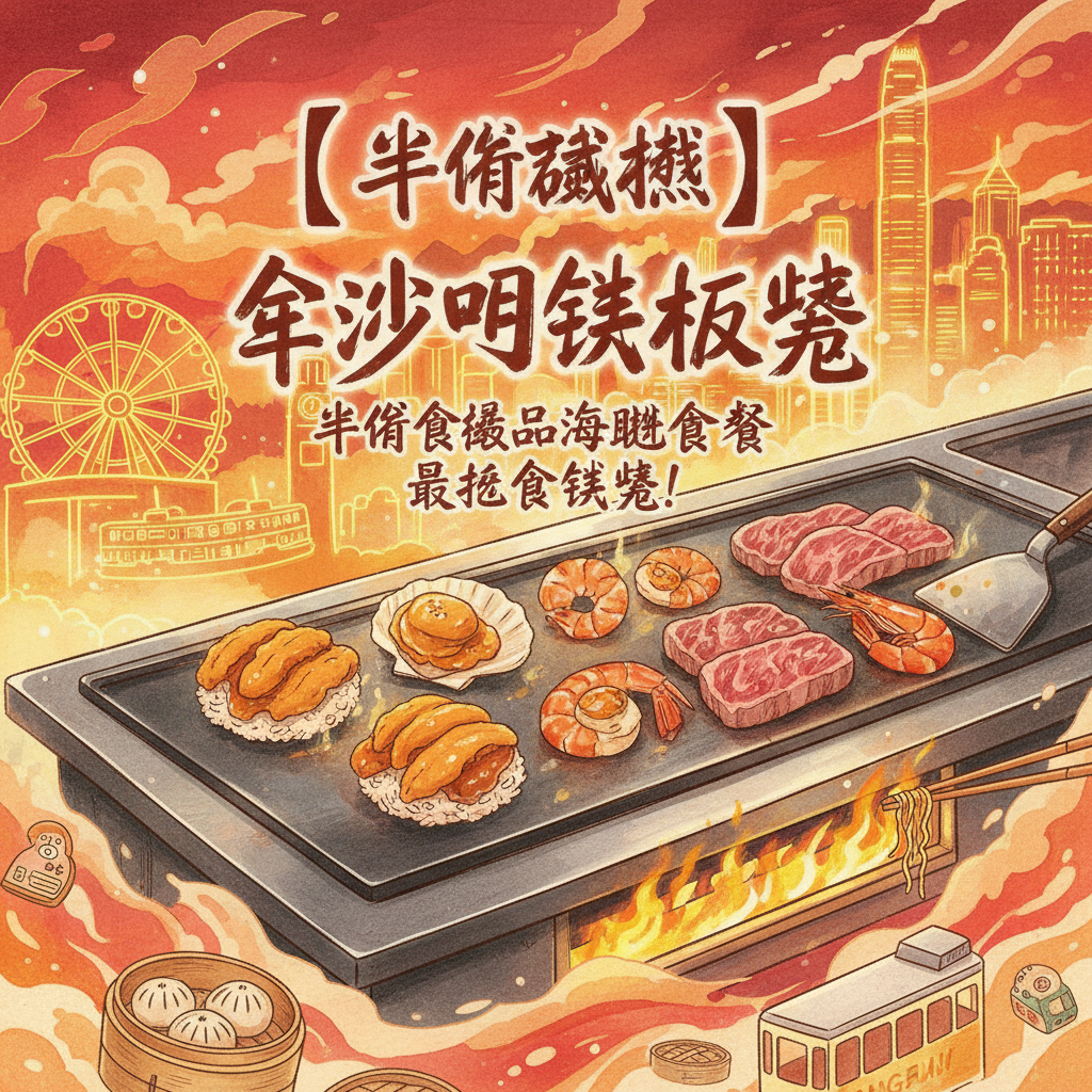 【半價震撼】尖沙咀鐵板燒 半價食極品海膽套餐 最抵食鐵板燒! 再送鐵板帝王蟹?! | 北海道海膽帶子 澳洲龍蝦 A5 和牛有齊 尖沙咀美食 2026 龍亭 母親節餐廳推介 | #Stephen吃喝玩樂