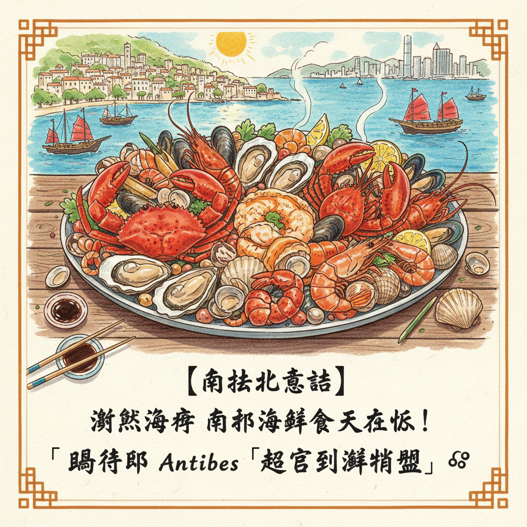 【南法北意誌】蔚藍海岸 南法海鮮餐天花板！昂蒂布 Antibes「超巨型海鮮拼盤」🦪 必食生蠔皇 Gillardeau！直擊康城紅地毯 🎥 Cannes 南法自由行 | #Stephen吃喝玩樂